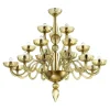Best Pamono Modern Huge Champagne Murano Glass Chandelier by Simoeng