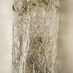 Best Pamono Modern Ice Glass Wall Light by J T Kalmar, Austria, 1960s