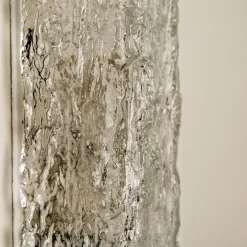 Best Pamono Modern Ice Glass Wall Light by J T Kalmar, Austria, 1960s
