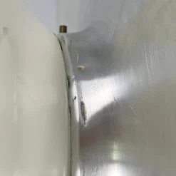 Best Pamono Modern Italian Round Base Wall Light in Opaline Glass and Metal attributed to Valenti Luce, 1970s