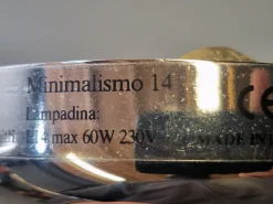 New Pamono Modern Minimalsmo Lamp by Catellani & Smith, 1990s