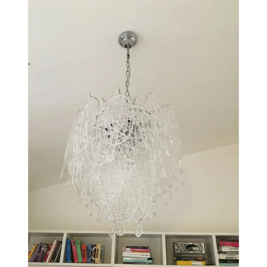 Clearance Pamono Modern Murano Glass Chandelier by Simoeng