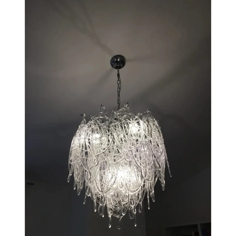 Clearance Pamono Modern Murano Glass Chandelier by Simoeng