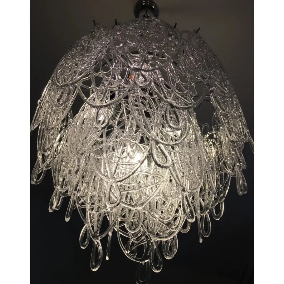 Clearance Pamono Modern Murano Glass Chandelier by Simoeng
