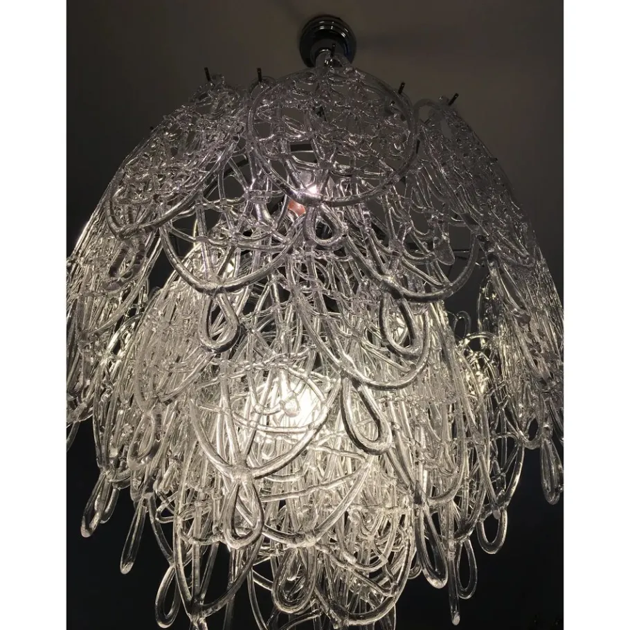 Clearance Pamono Modern Murano Glass Chandelier by Simoeng
