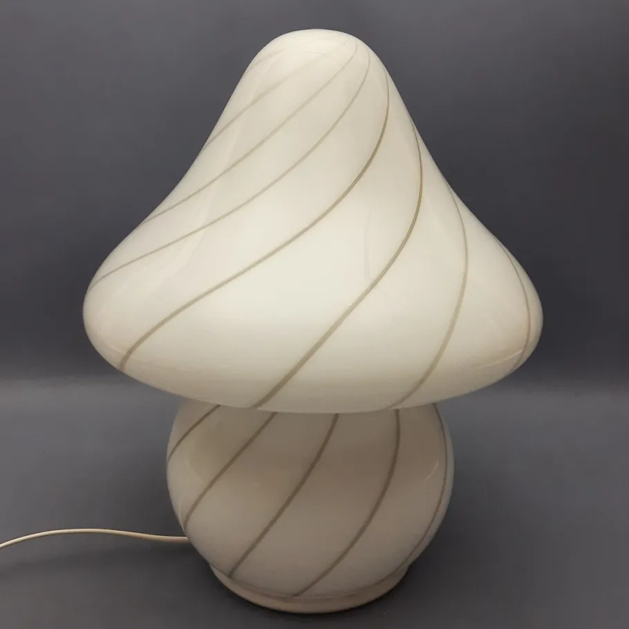 Discount Pamono Modern Murano Glass Mushroom Table Lamp by Carlo Nason for Mazzega, 1970s