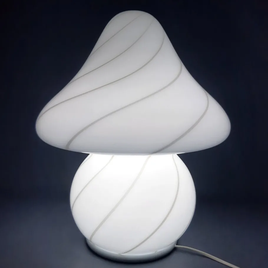 Discount Pamono Modern Murano Glass Mushroom Table Lamp by Carlo Nason for Mazzega, 1970s