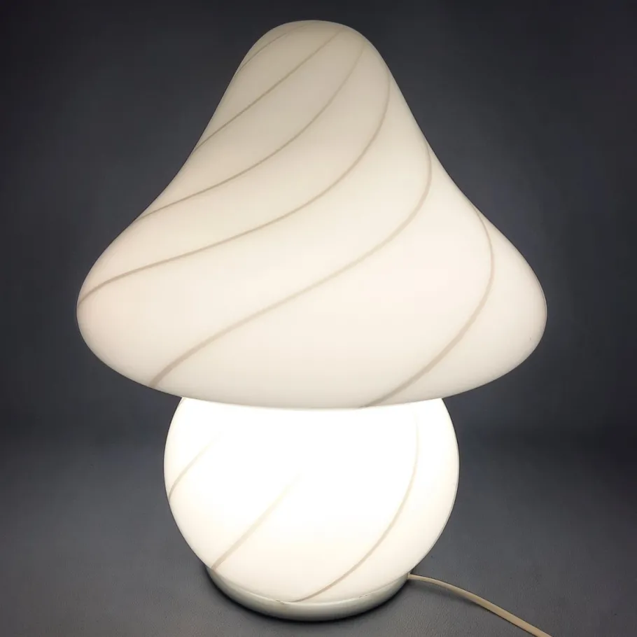Discount Pamono Modern Murano Glass Mushroom Table Lamp by Carlo Nason for Mazzega, 1970s