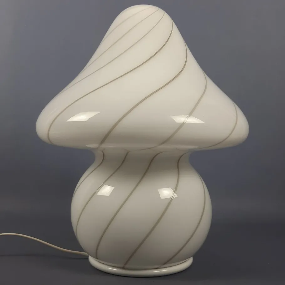 Discount Pamono Modern Murano Glass Mushroom Table Lamp by Carlo Nason for Mazzega, 1970s