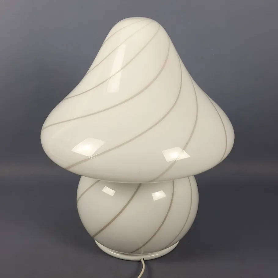 Discount Pamono Modern Murano Glass Mushroom Table Lamp by Carlo Nason for Mazzega, 1970s