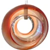 Discount Pamono Modern Orange and White Murano Glass Pendant from La Murrina, 1980s