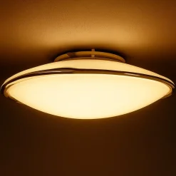 Best Pamono Modern Space Age Ceiling Lamp in White and Black Murano Glass, 1970s