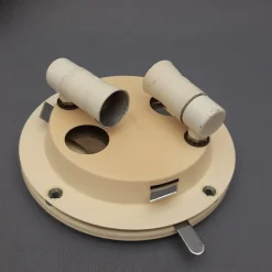 Best Pamono Modern Space Age Ceiling Lamp in White and Black Murano Glass, 1970s