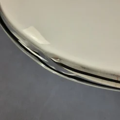 Best Pamono Modern Space Age Ceiling Lamp in White and Black Murano Glass, 1970s