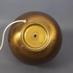 Sale Pamono Modern Sphere Table Lamp in Murano Glass and Brass, 1960s