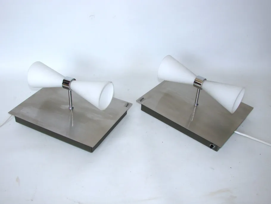 Clearance Pamono Modern Wall Lamps from Herstal, 2000s, Set of 2