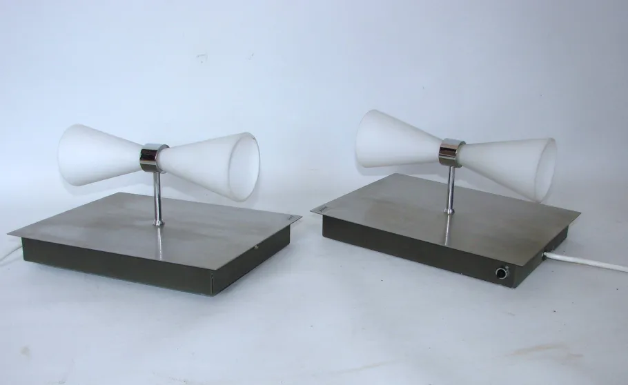 Clearance Pamono Modern Wall Lamps from Herstal, 2000s, Set of 2