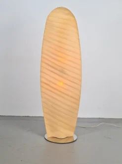 Pamono Modern Wooden Wing Floor Lamp from Gamma Delta Group SRL Padova, Italy, 1990s