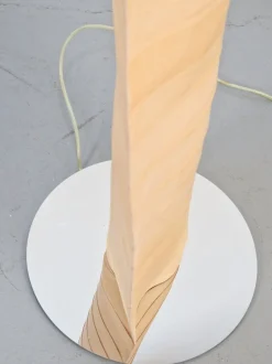 Pamono Modern Wooden Wing Floor Lamp from Gamma Delta Group SRL Padova, Italy, 1990s