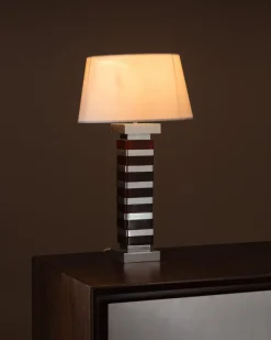 Outlet Pamono Modernist Aluminum and Resin Lamp, 1970s