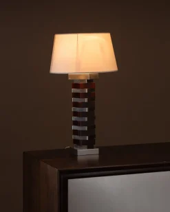 Outlet Pamono Modernist Aluminum and Resin Lamp, 1970s