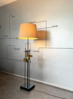 Clearance Pamono Modernist Floor Lamp by Svend Aage Holm Sorensen for Holm Sørensen & Co., Denmark, 1960s