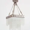 Discount Pamono Modernist Pentagonal Chandelier by Jean Perzel, 1930s