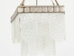 Discount Pamono Modernist Pentagonal Chandelier by Jean Perzel, 1930s