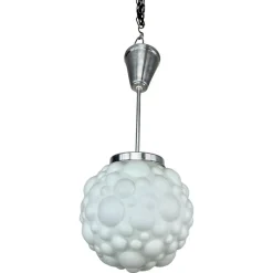 Clearance Pamono Modernist White Hanging Lamp, 1970s