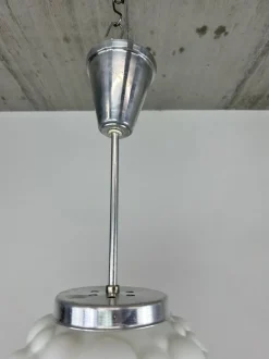 Clearance Pamono Modernist White Hanging Lamp, 1970s