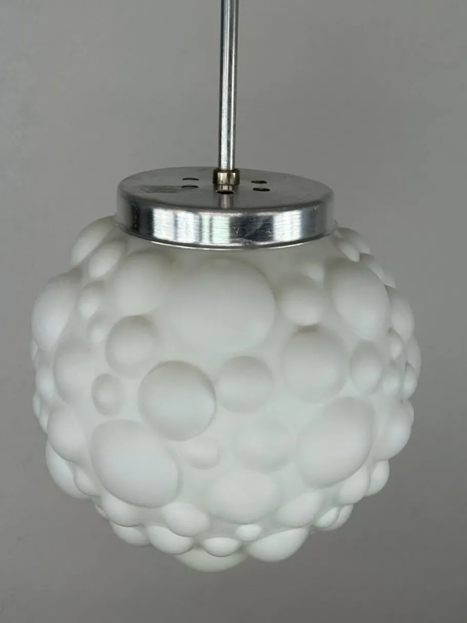 Clearance Pamono Modernist White Hanging Lamp, 1970s