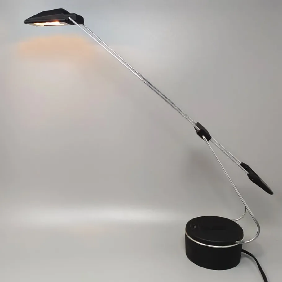 Outlet Pamono Modo Halogen Table Lamp from Alva-Line, Italy, 1970s