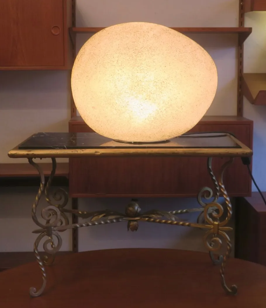 Hot Pamono Moon Rock Floor Lamp by André Cazenave for Singleton, 1970s