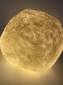 New Pamono Moon Rock Light Object in Fiberglass attributed to André Cazenave, France, 1960s