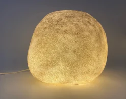 New Pamono Moon Rock Light Object in Fiberglass attributed to André Cazenave, France, 1960s