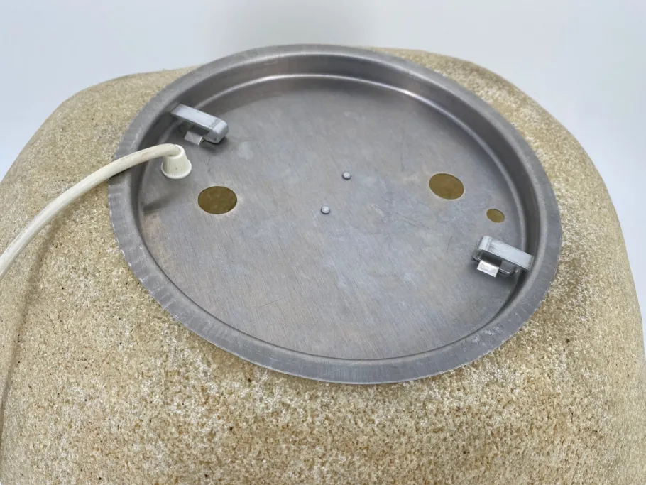 New Pamono Moon Rock Light Object in Fiberglass attributed to André Cazenave, France, 1960s