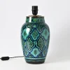 New Pamono Moroccan Hand-Painted Pottery Table Lamp from Safi, 1970s