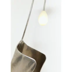 New Pamono Moulin Floor Lamp in Brass and Hand-Blown Glass by Atelier Ellery