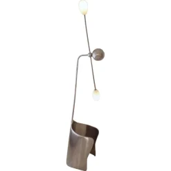 Best Pamono Moulin Floor Lamp in Inox Stainless Steel by Atelier Ellery