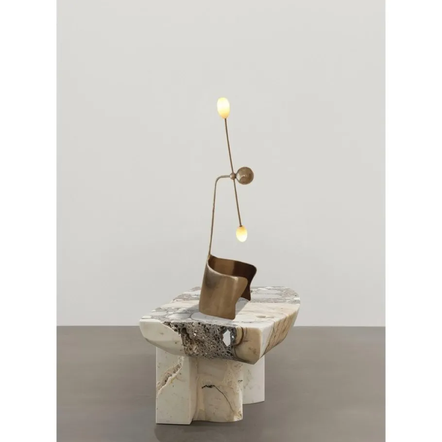 Outlet Pamono Moulin Table Lamp in Inox Stainless Steel by Atelier Ellery