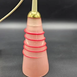 New Pamono Mouth-Blown Glass Ceiling Lamp, 1950s