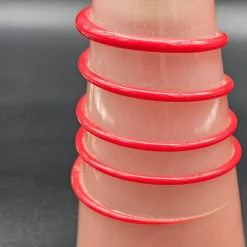 New Pamono Mouth-Blown Glass Ceiling Lamp, 1950s