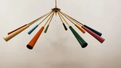 Best Pamono Multicolored Cone Sputnik Lamp