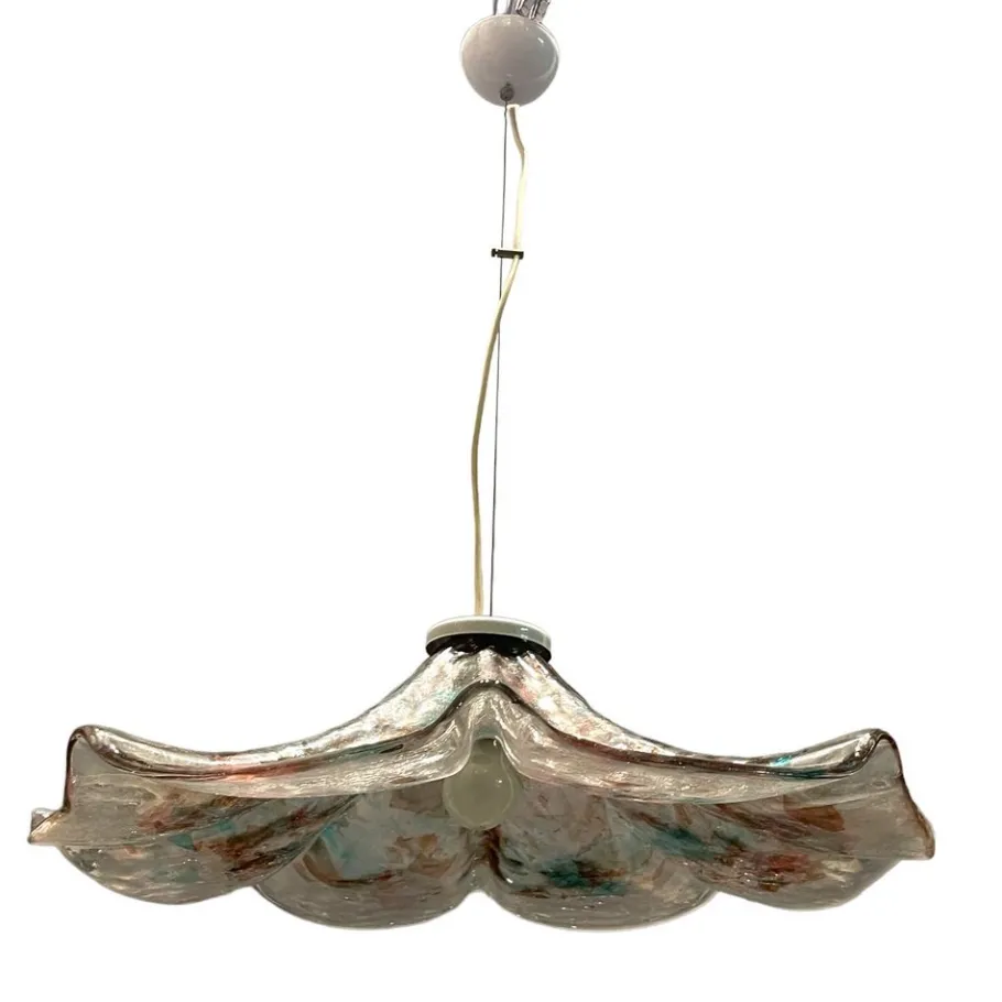 Hot Pamono Multicolored Murano Glass Light Pendant