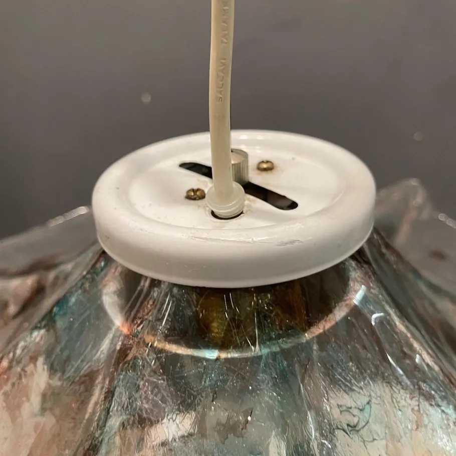 Hot Pamono Multicolored Murano Glass Light Pendant