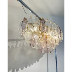 Sale Pamono Multicolored Poliedri Murano Glass Chandelier by Simoeng