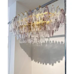Sale Pamono Multicolored Poliedri Murano Glass Chandelier by Simoeng