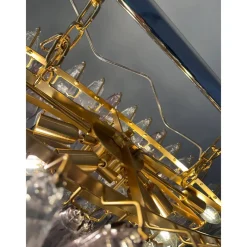 Sale Pamono Multicolored Poliedri Murano Glass Chandelier by Simoeng