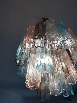 Hot Pamono Multicolour Trunks Chandelier from Murano Glass