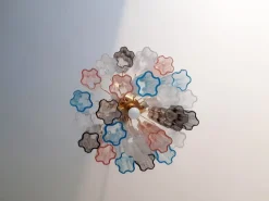 Hot Pamono Multicolour Trunks Chandelier from Murano Glass